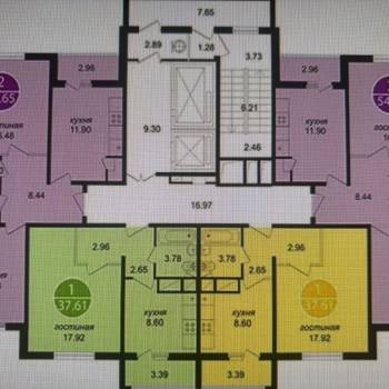 Продается 2-х комнатная квартира, 55,6 м²