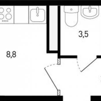 Сдается 1-комнатная квартира, 30 м²