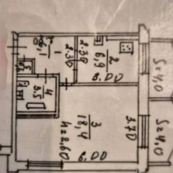 Сдается 1-комнатная квартира, 35,5 м²