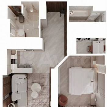 Продается 1-комнатная квартира, 37 м²