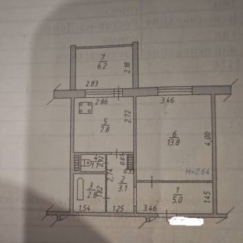 Продается 1-комнатная квартира, 37 м²