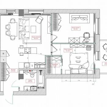 Продается 3-х комнатная квартира, 68 м²
