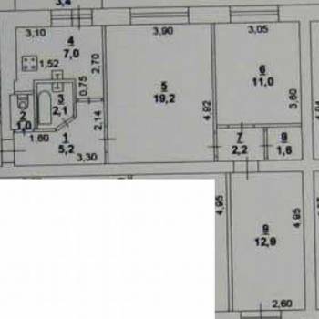 Продается 3-х комнатная квартира, 62,2 м²