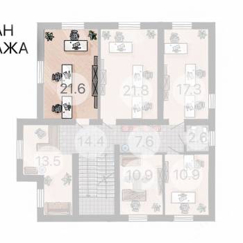 Сдается Нежилое помещение, 21,6 м²