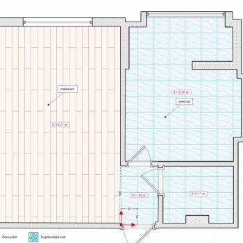 Сдается 1-комнатная квартира, 34,5 м²
