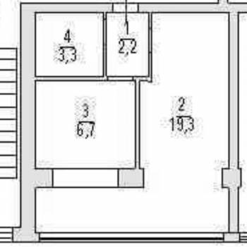 Продается 1-комнатная квартира, 30 м²