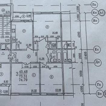 Продается 3-х комнатная квартира, 73,3 м²