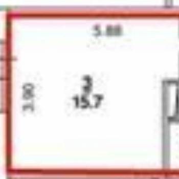 Продается 1-комнатная квартира, 21,4 м²