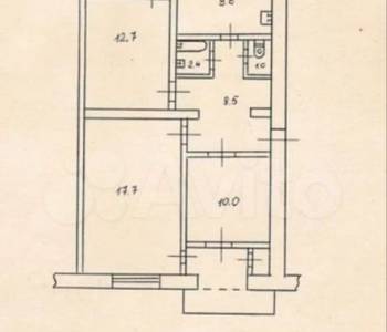 Продается 3-х комнатная квартира, 72 м²