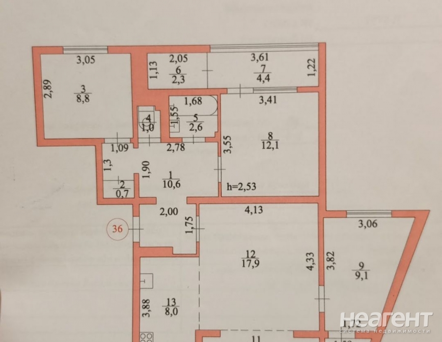 Сдается Многокомнатная квартира, 85 м²