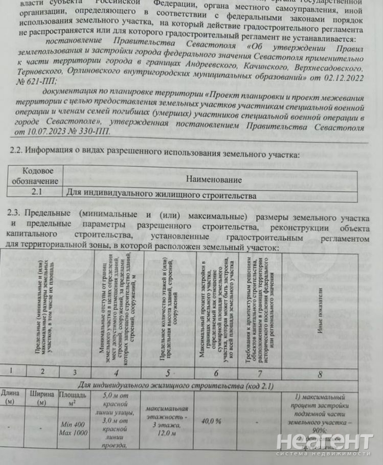 Продается Участок, 400 м²