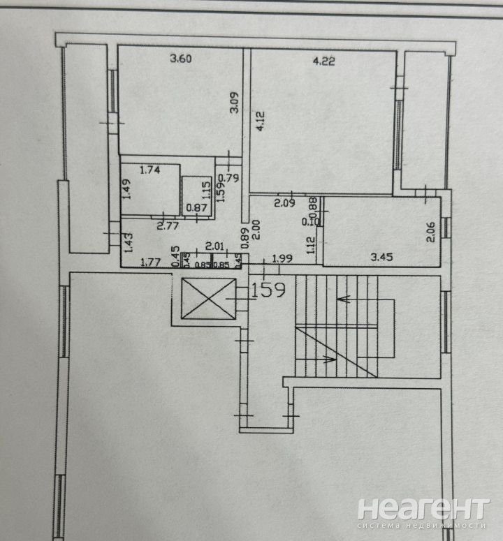 Продается 2-х комнатная квартира, 50 м²