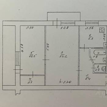 Продается 2-х комнатная квартира, 47,7 м²