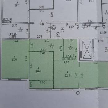 Продается 2-х комнатная квартира, 62 м²