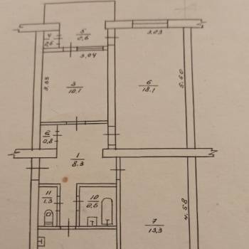 Продается 3-х комнатная квартира, 69 м²