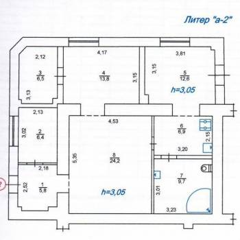 Продается 3-х комнатная квартира, 86 м²