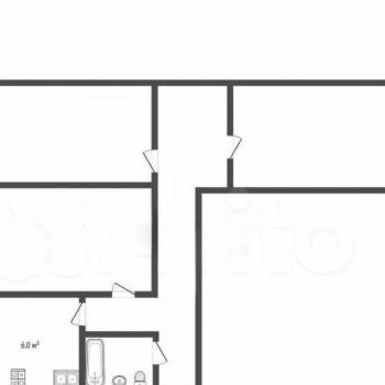 Продается 3-х комнатная квартира, 53,5 м²