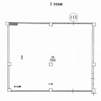Продается Нежилое помещение, 125 м²