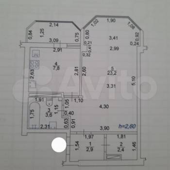 Продается 1-комнатная квартира, 40 м²