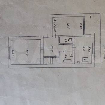 Продается 2-х комнатная квартира, 58,7 м²