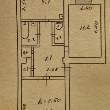 Продается 2-х комнатная квартира, 54,7 м²