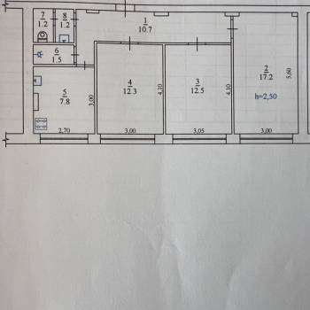 Продается 3-х комнатная квартира, 64,5 м²