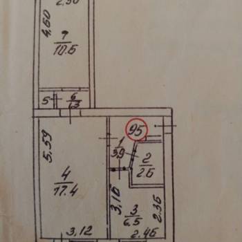 Продается 2-х комнатная квартира, 43,8 м²