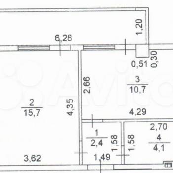 Продается 1-комнатная квартира, 35,2 м²