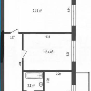 Продается 2-х комнатная квартира, 61,6 м²