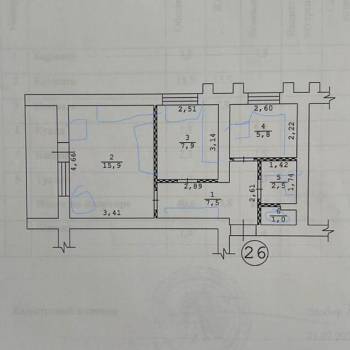 Продается 2-х комнатная квартира, 40,1 м²