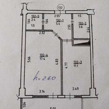 Продается 1-комнатная квартира, 41 м²
