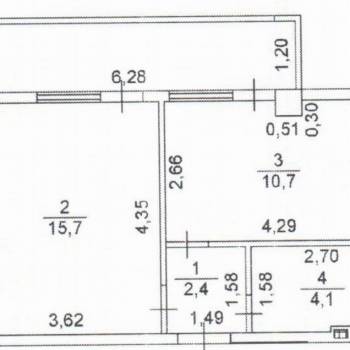 Продается 1-комнатная квартира, 35,2 м²