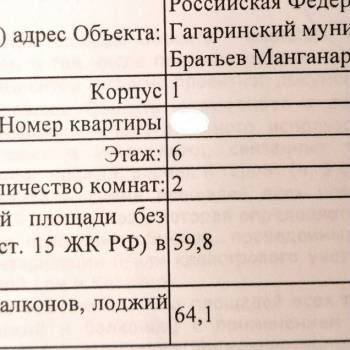 Продается 2-х комнатная квартира, 64 м²