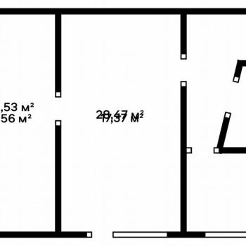 Продается 2-х комнатная квартира, 44 м²