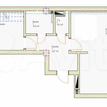 Продается 2-х комнатная квартира, 70 м²