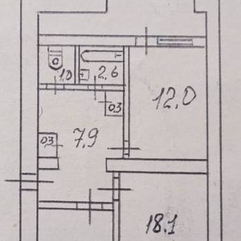 Продается 2-х комнатная квартира, 56,35 м²