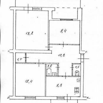 Продается 3-х комнатная квартира, 65,3 м²