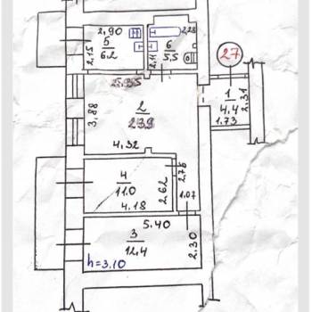 Сдается Многокомнатная квартира, 80 м²