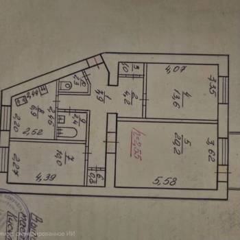 Продается 3-х комнатная квартира, 71 м²