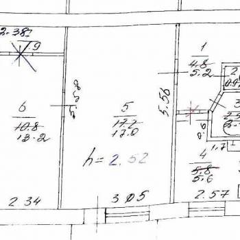 Продается 2-х комнатная квартира, 44,3 м²