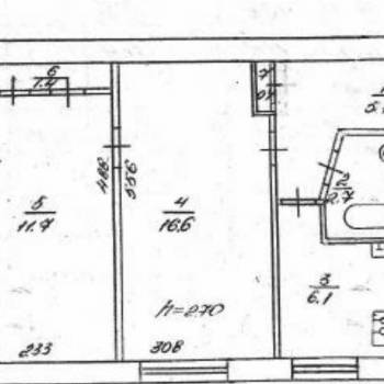Продается 2-х комнатная квартира, 45,5 м²