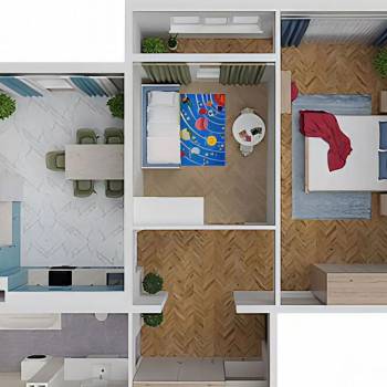 Продается 2-х комнатная квартира, 63,8 м²