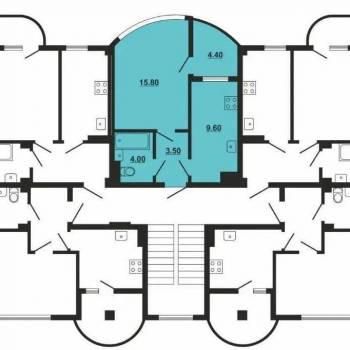 Продается 1-комнатная квартира, 36,2 м²