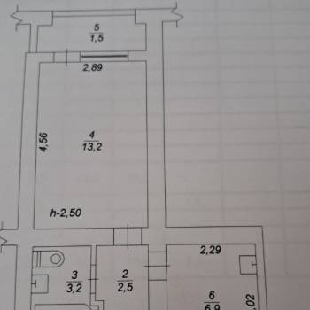 Продается 1-комнатная квартира, 32 м²
