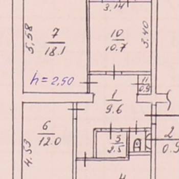 Сдается Многокомнатная квартира, 64,7 м²