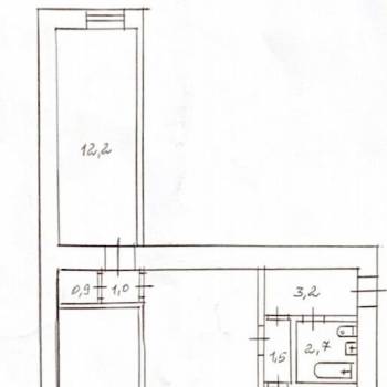 Продается 3-х комнатная квартира, 53,5 м²
