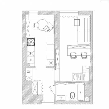 Продается 1-комнатная квартира, 34 м²