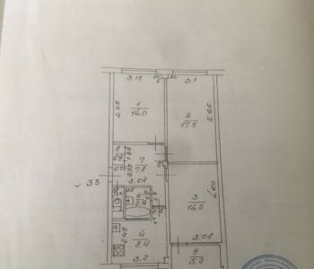 Продается 3-х комнатная квартира, 66,7 м²