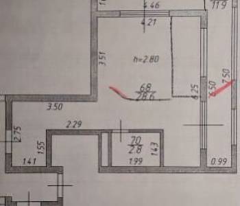 Продается 2-х комнатная квартира, 46 м²