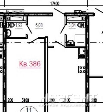 Продается 2-х комнатная квартира, 60 м²